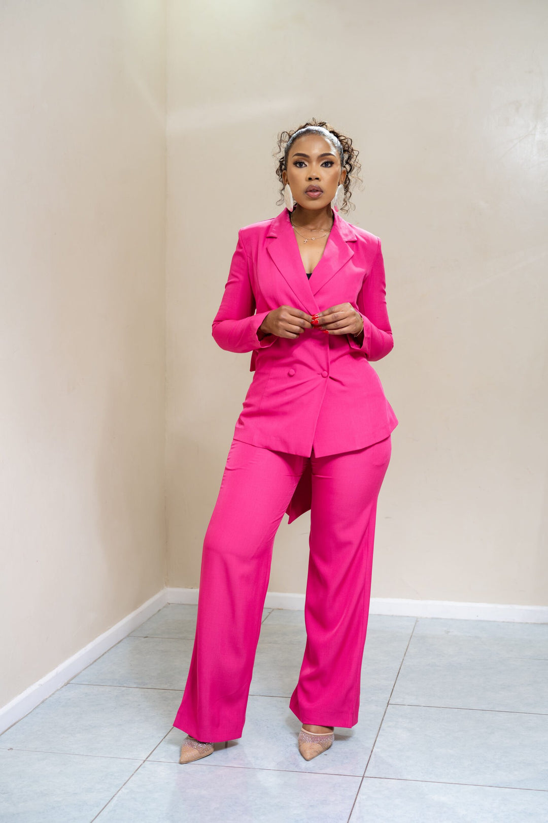 Coral Statement Suit