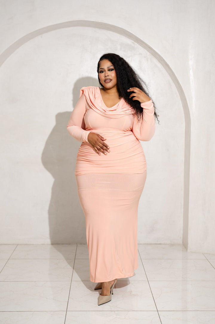 Peach Luxe Gown