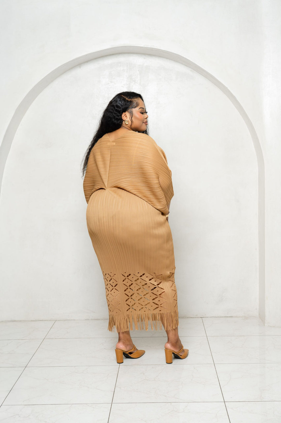 Sculptural  Glow Dress