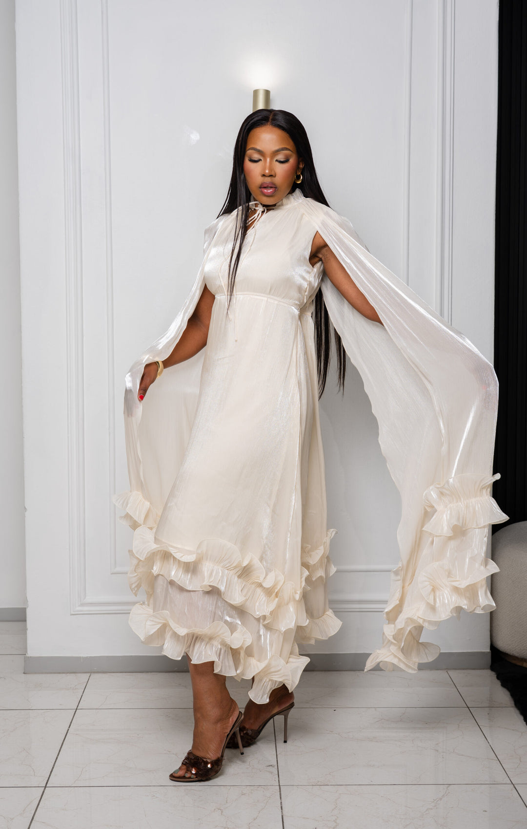 Moonlight Ruffle Dress