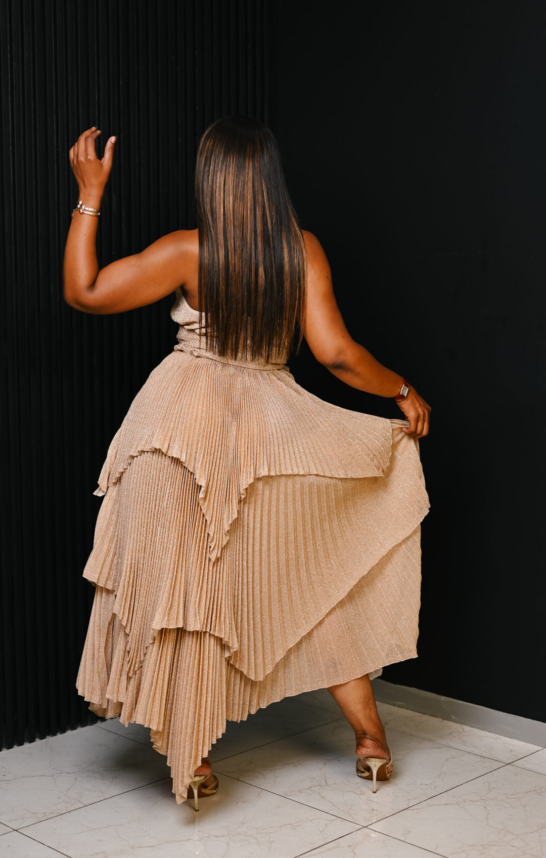 The Citrine Radiance Plissé Set