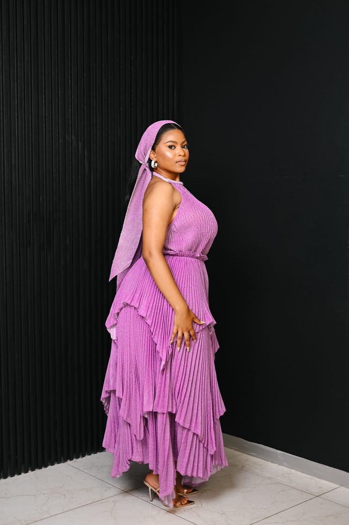 The Amethyst Radiance Plissé Set