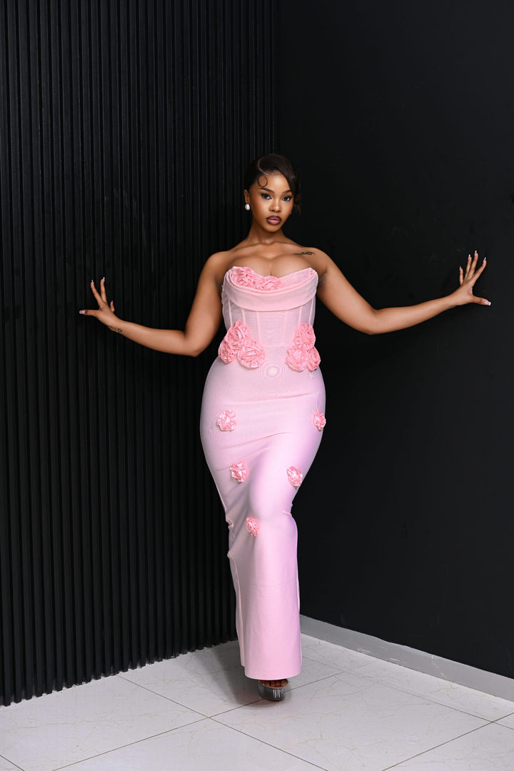 Flamingo finesse dress