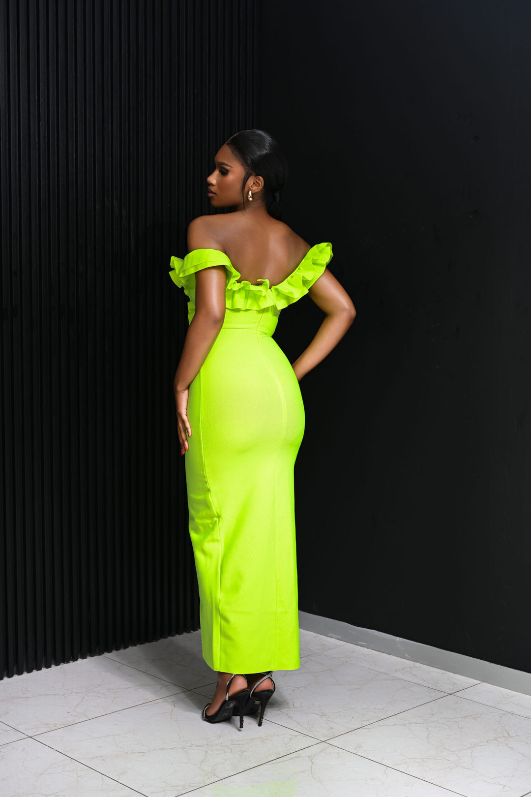 Rosanna Lime dress