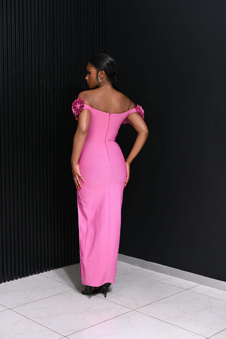 Vibrant glamour dress