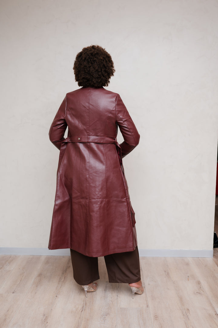 Vino Montello Leather Coat