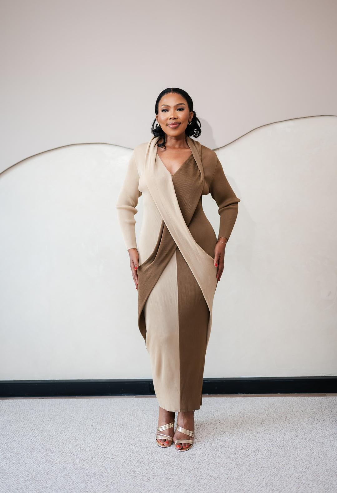 Two Tone Angela Dress