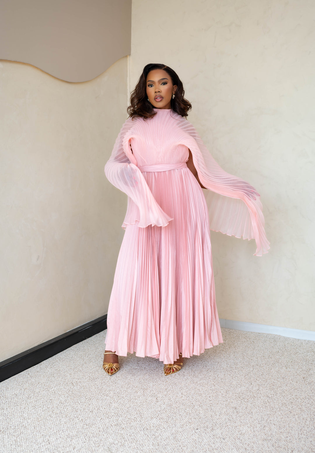 Pink Pleated Dreamer