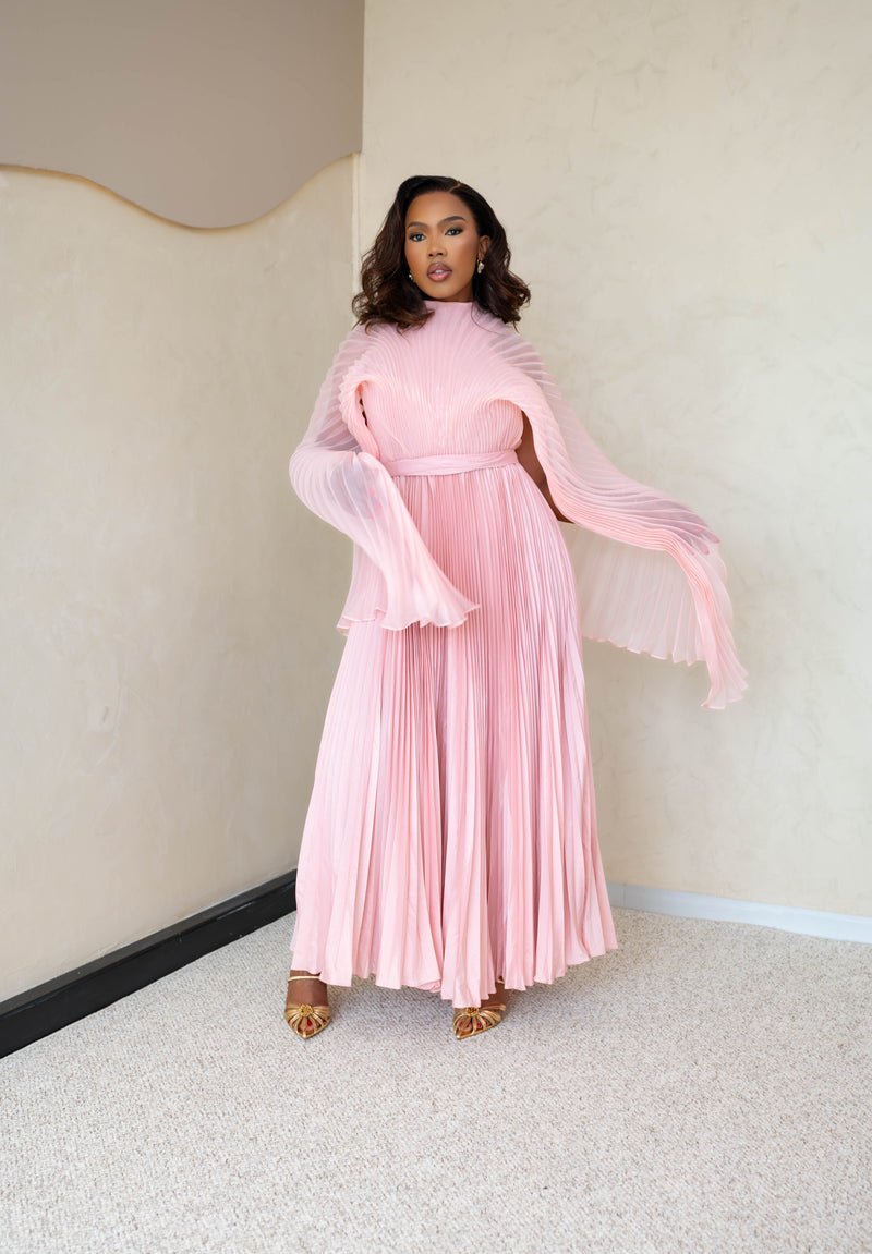 Pink Pleated Dreamer