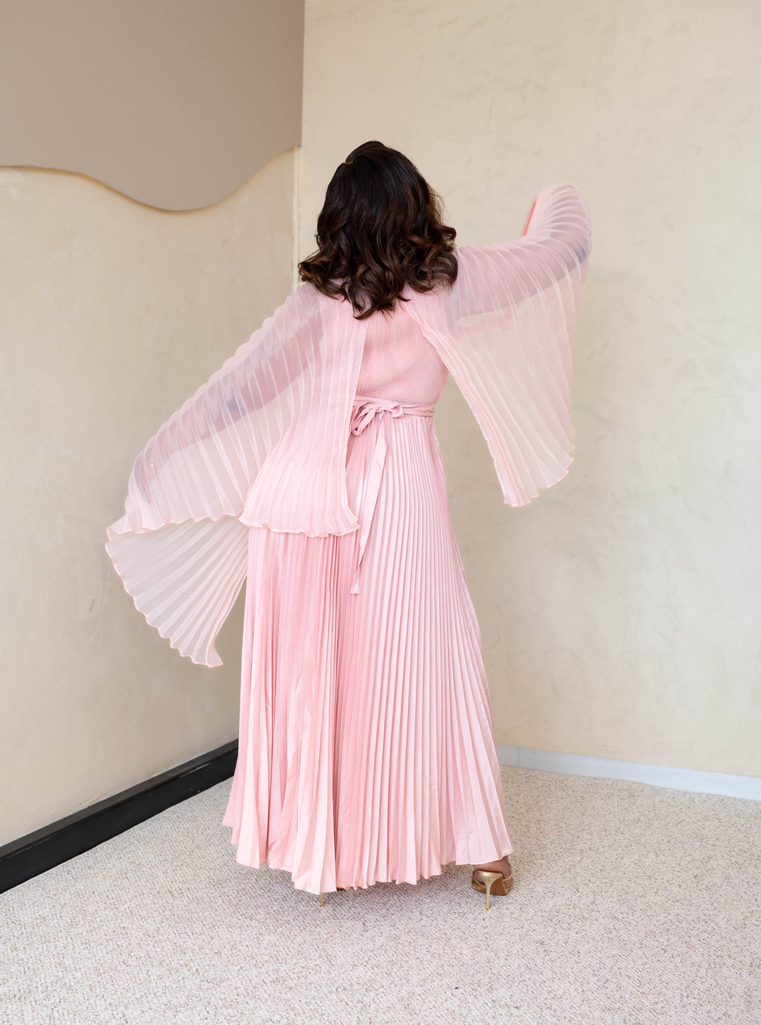 Pink Pleated Dreamer