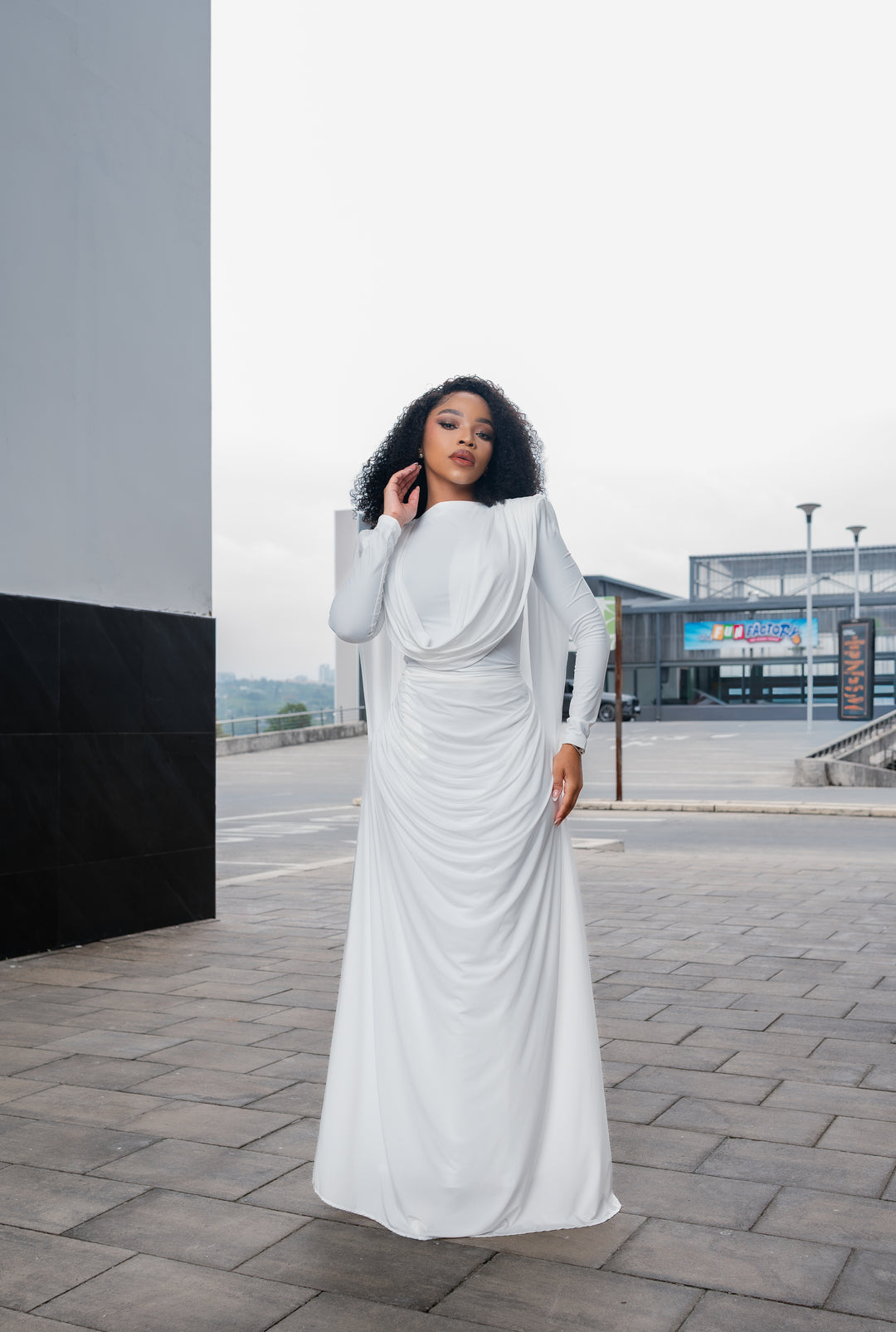 Aurora Drape Gown
