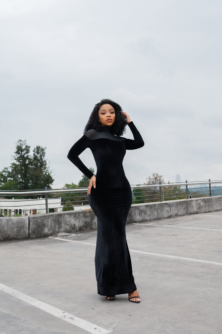Black Velvet Dress