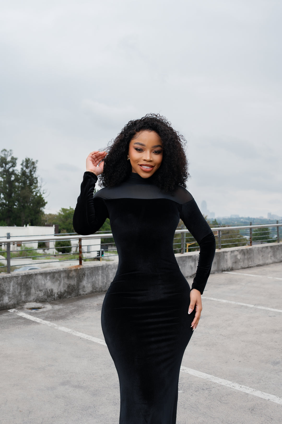 Black Velvet Dress