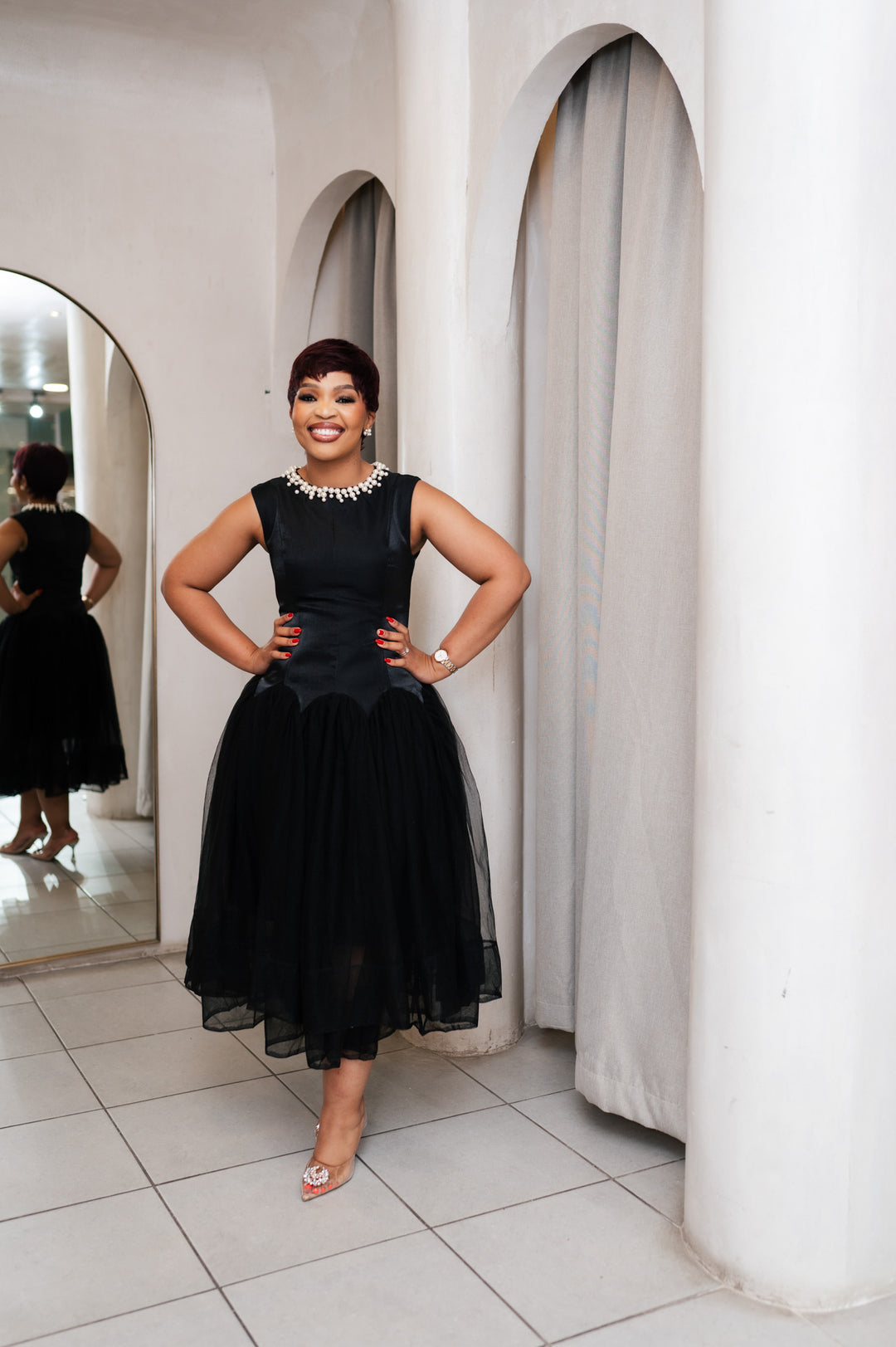 Divina Noir Celeste Dress