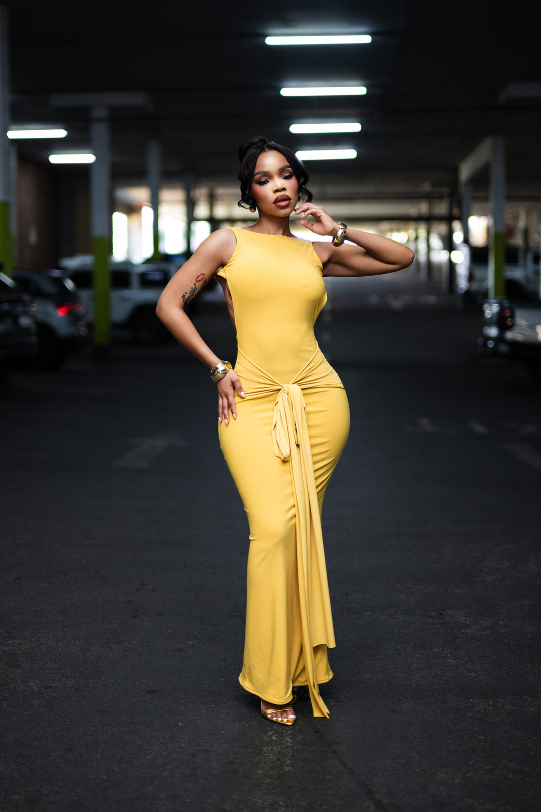 Saffron Sleeveless Dress