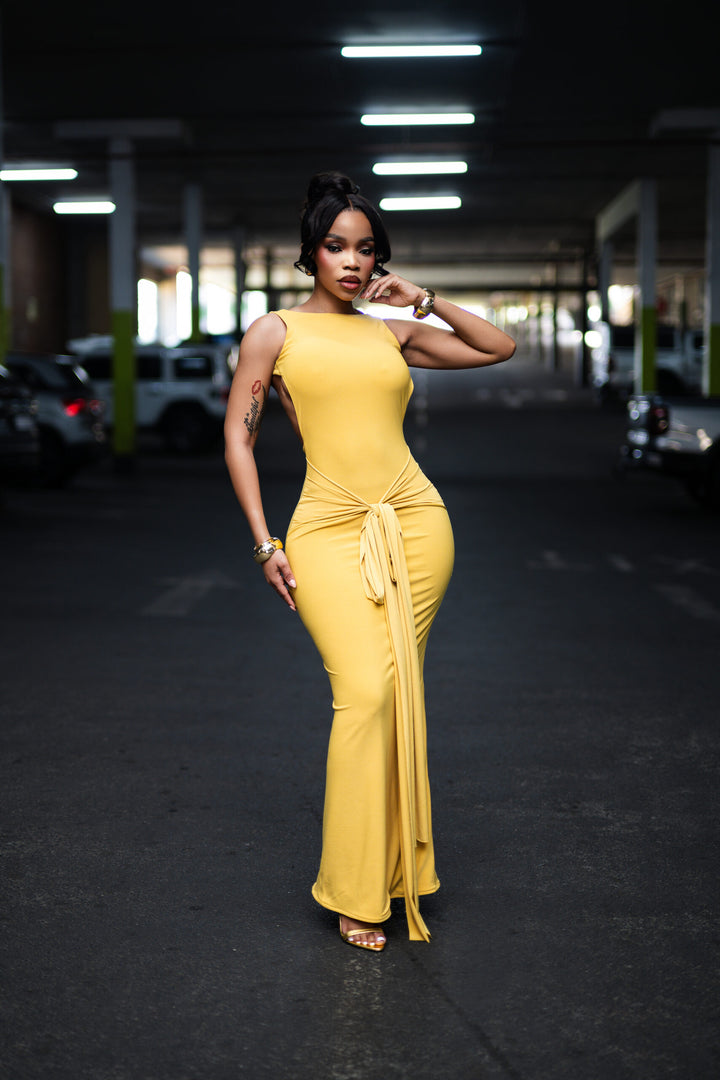 Saffron Sleeveless Dress