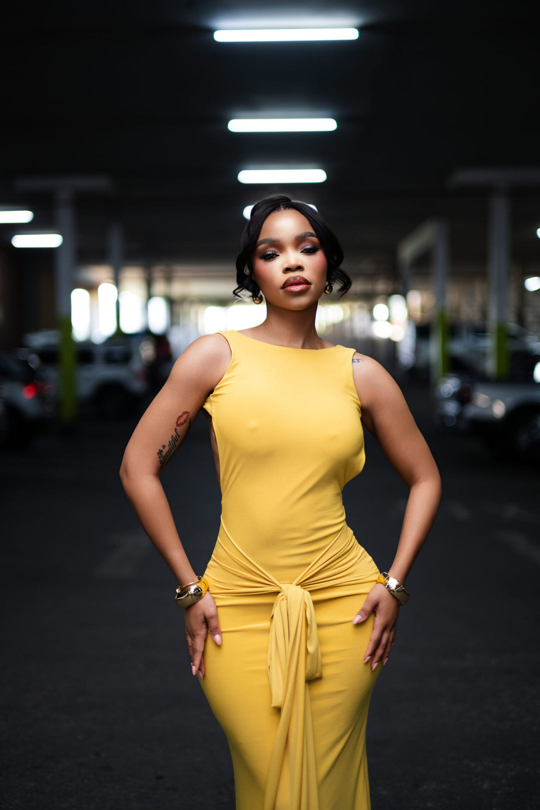 Saffron Sleeveless Dress