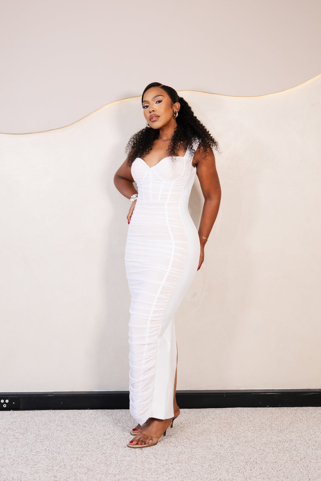 Shadow Lace Bandage Maxi