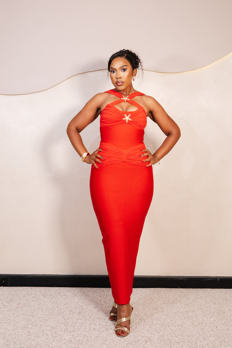 Scarlet Tide Siren Dress