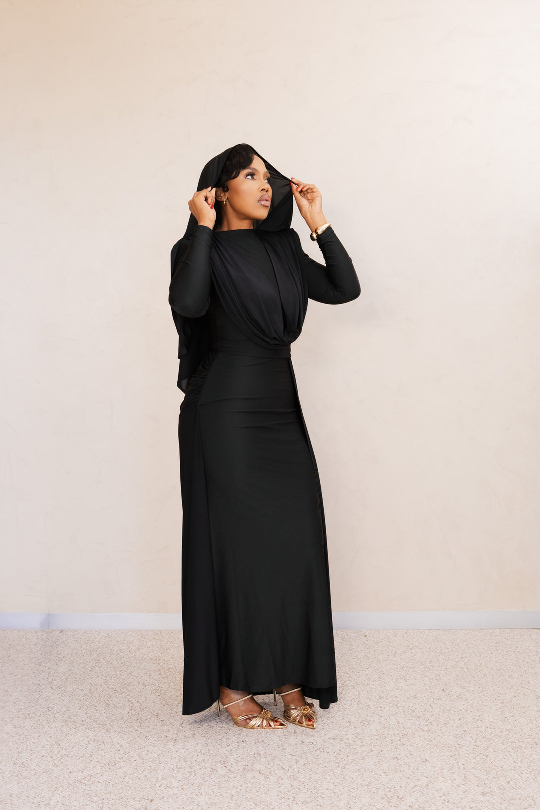 Aurora Drape Gown