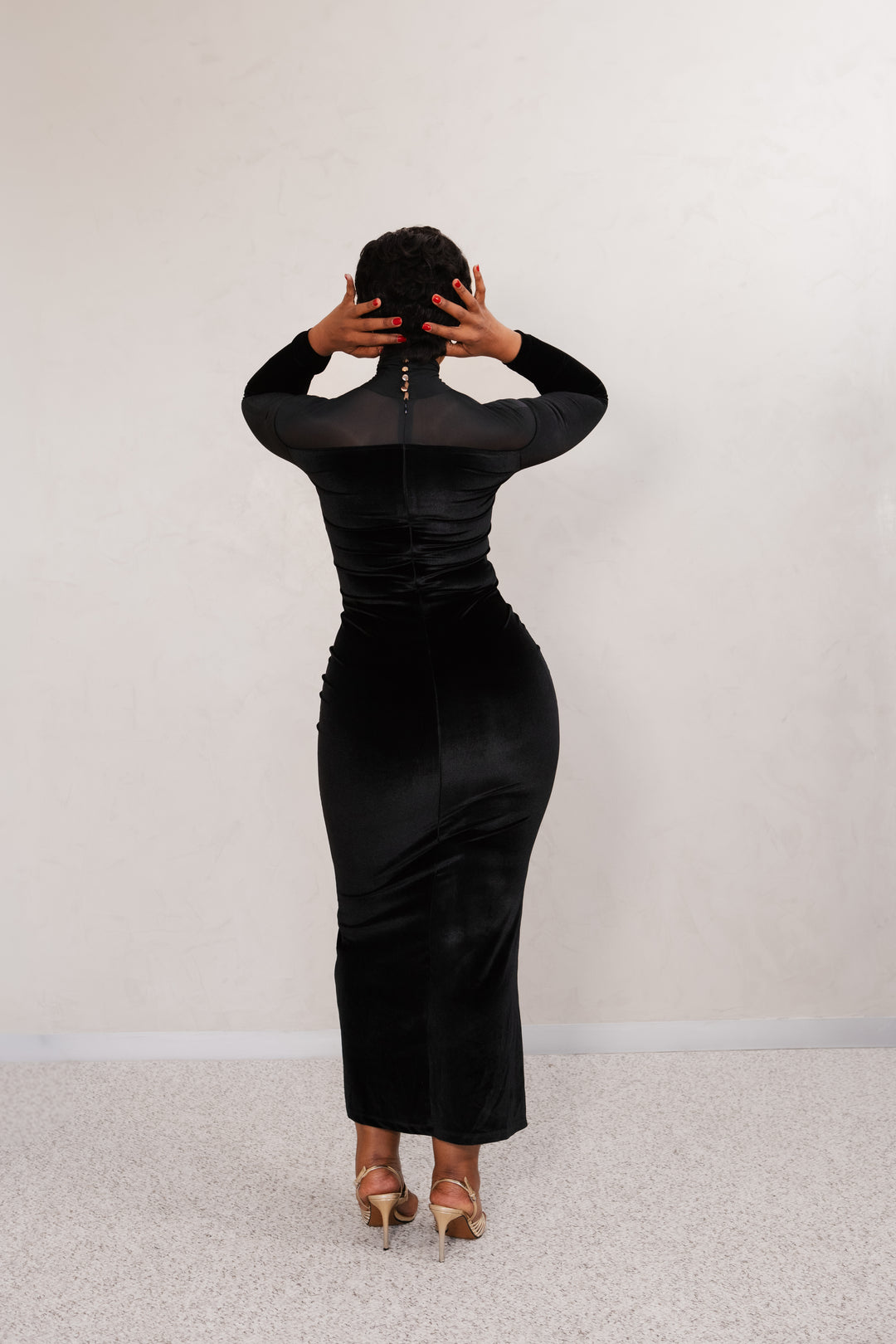 Black Velvet Dress