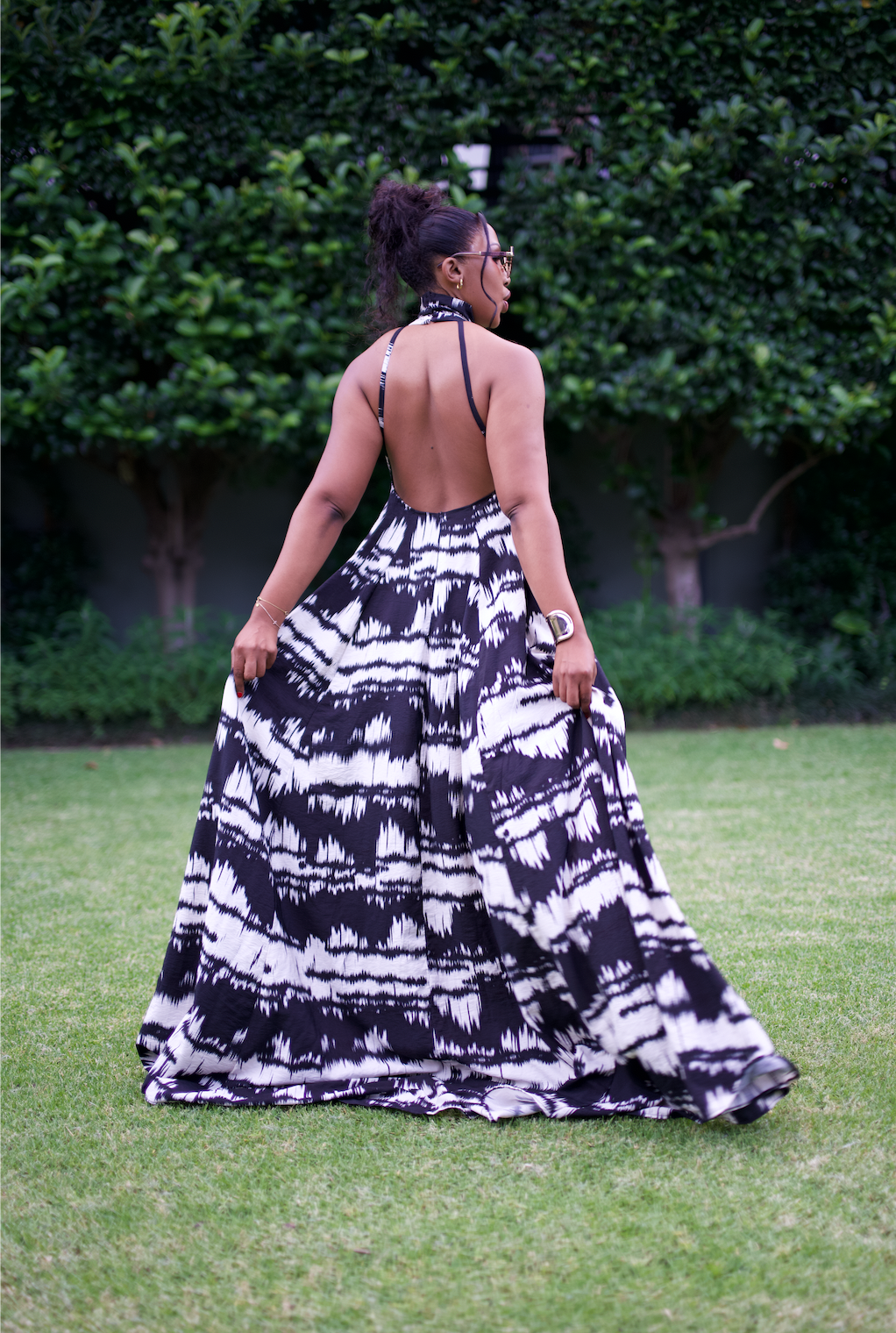Monochrome Muse Gown