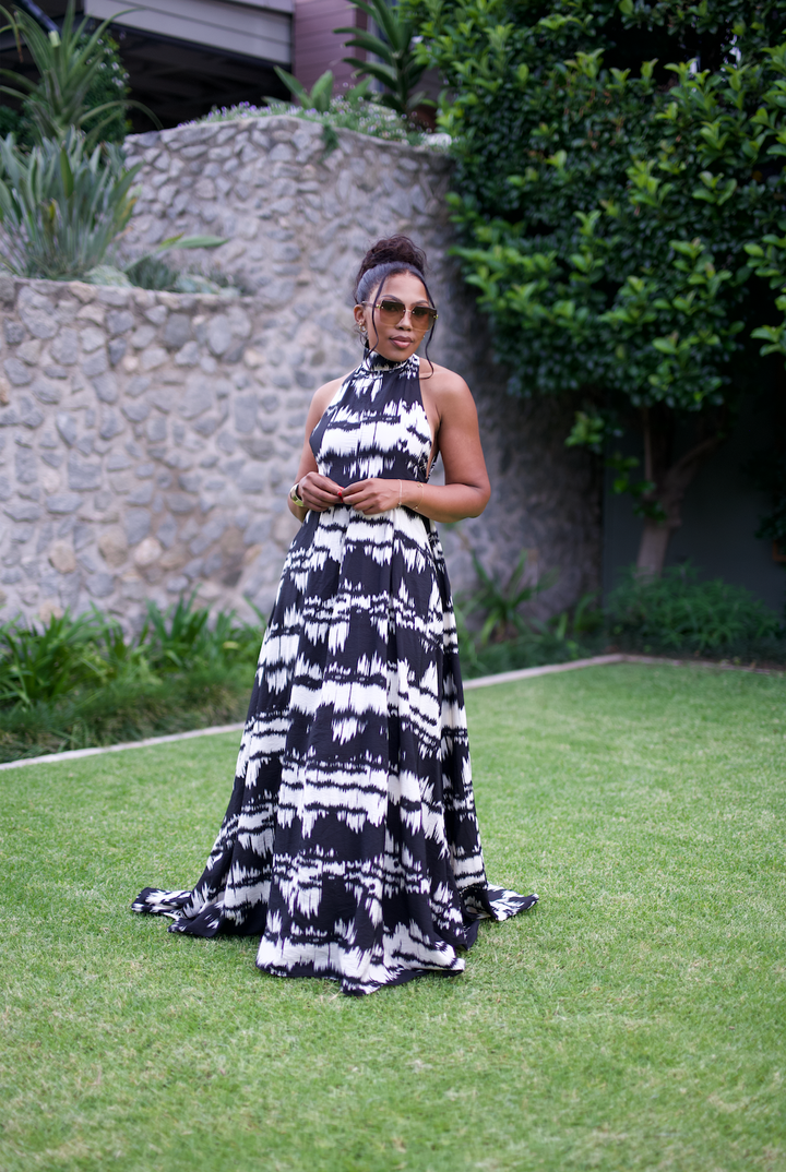 Monochrome Muse Gown