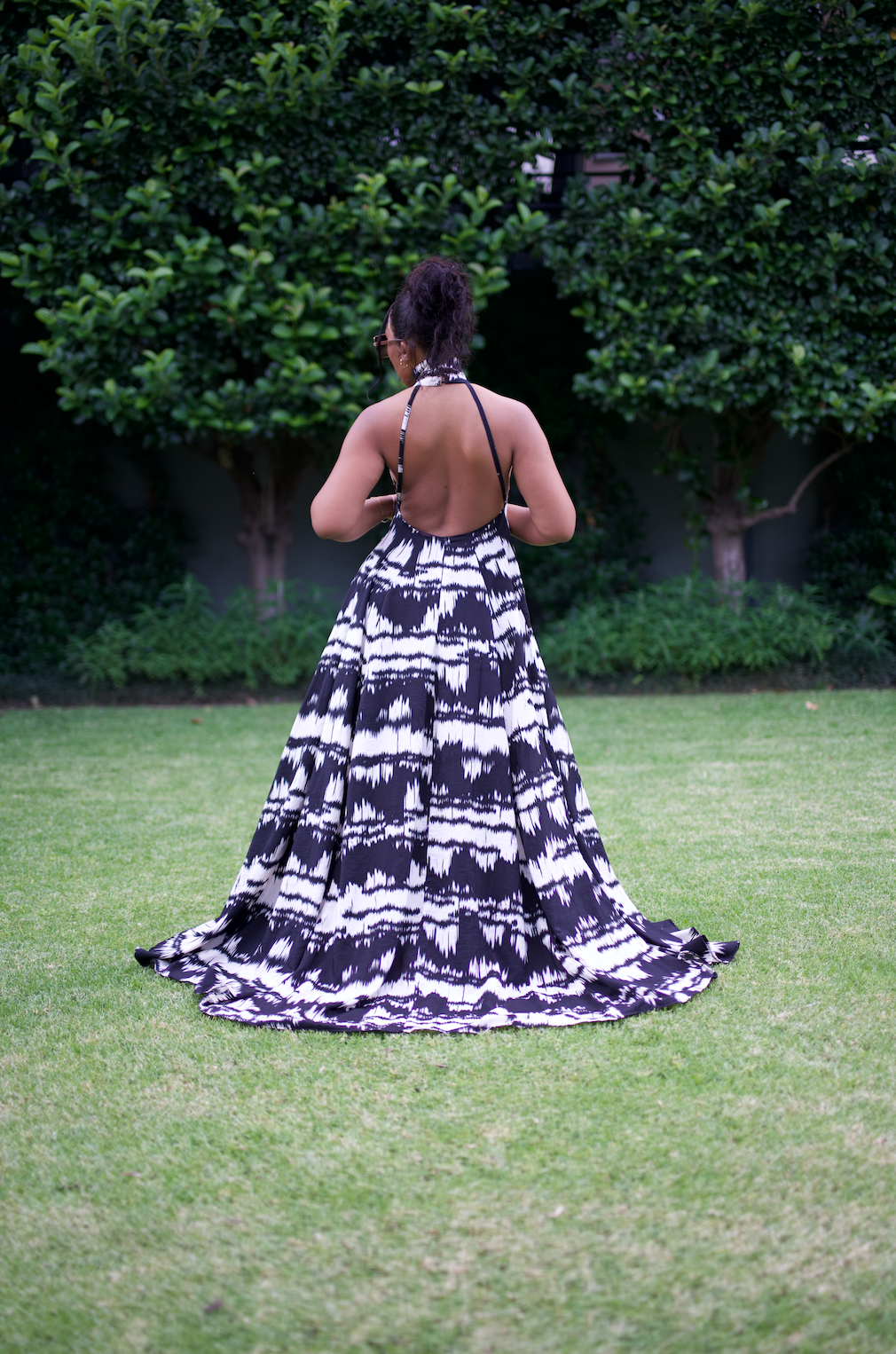 Monochrome Muse Gown