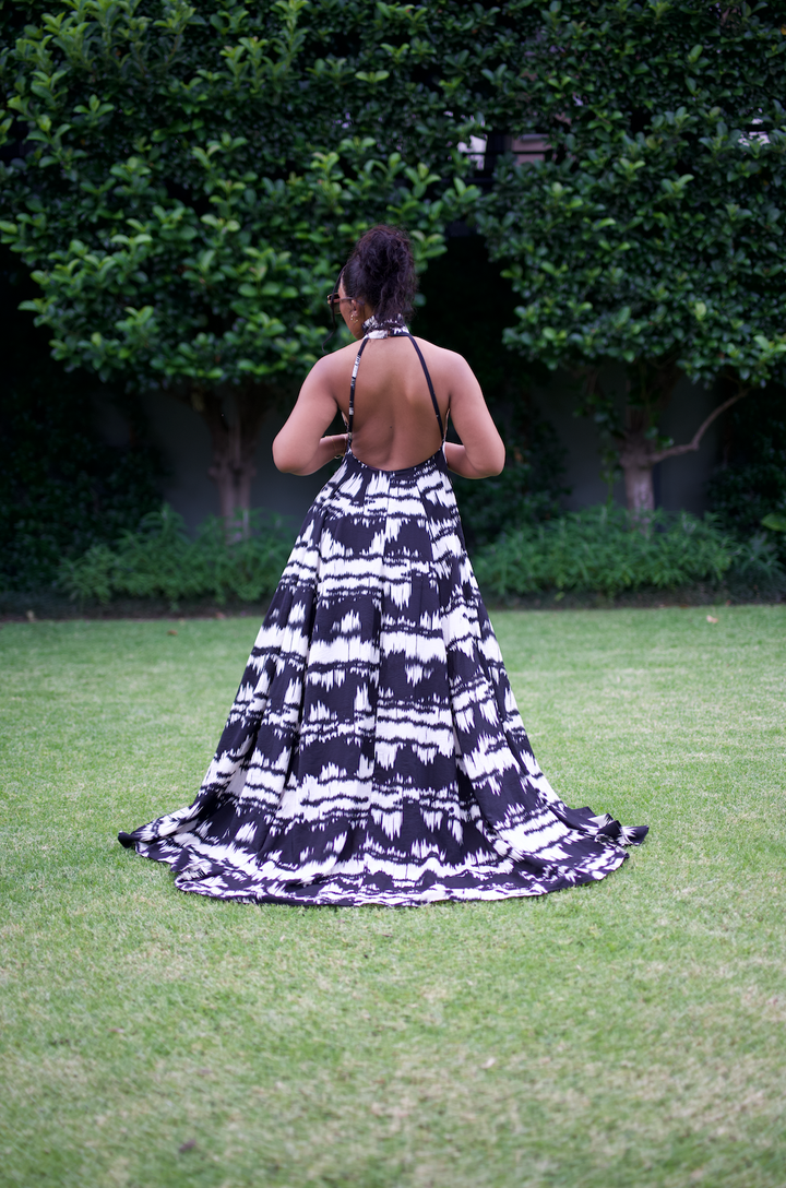 Monochrome Muse Gown