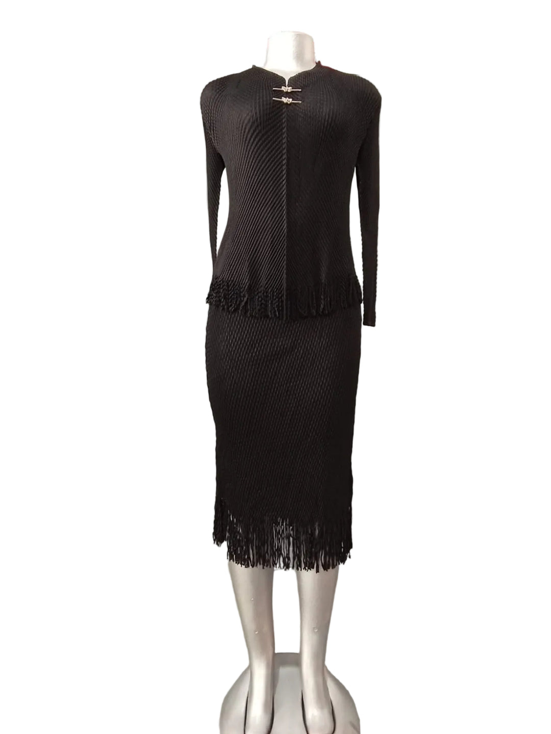 Noir Fringe Corture Set