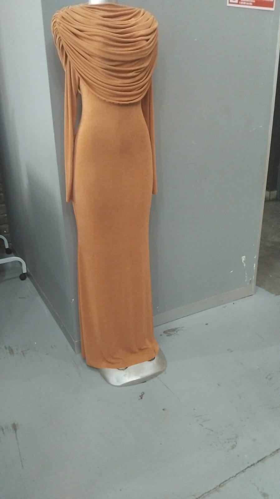 Cognac Reina Gown