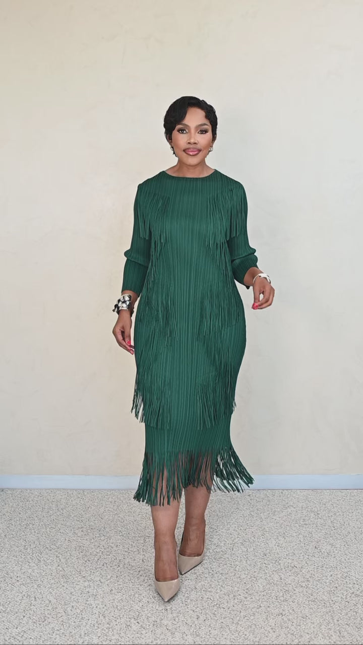 Eclipse Fringe Dress